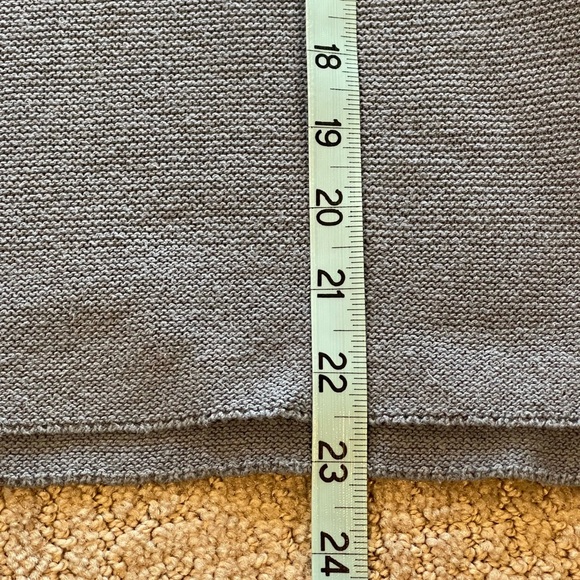 Eileen Fisher Blue Long-Sleeve Pullover, Mock Neck With Drawstring,Textured, S/P - Picture 7 of 12